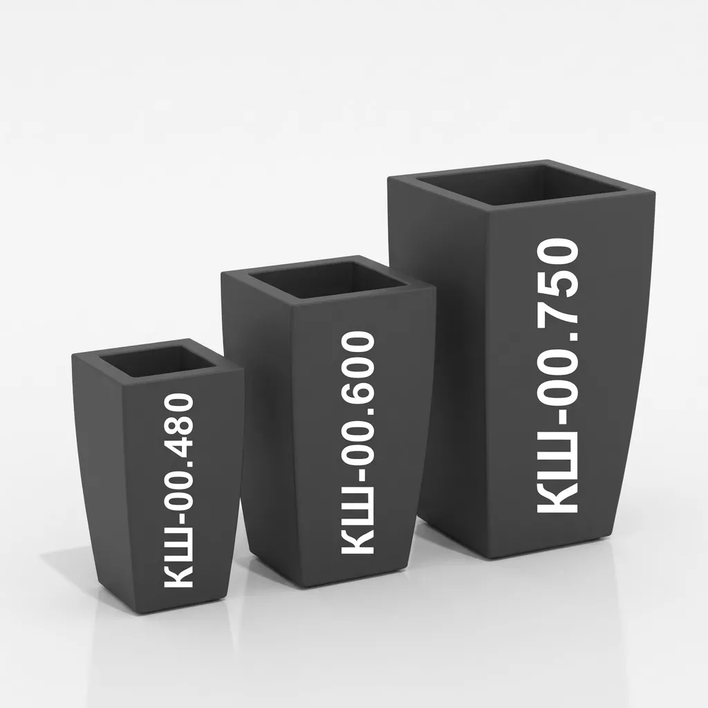 Кашпо "Город 480" КШ-00.480 - архитектурный бетон Вландо ®