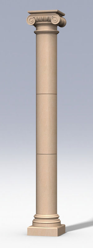 Колонна КЛ-00.250 (сб) - архитектурный бетон Вландо ®