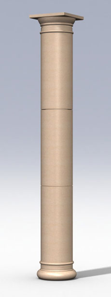 Колонна КЛ-01.300 (сб) - архитектурный бетон Вландо ®