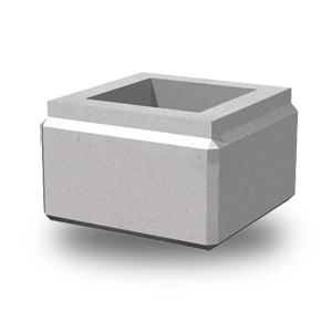Блок для столба забора - архитектурный бетон Вландо ®